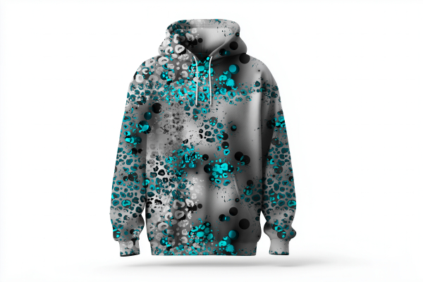 "Crazy Leo" allover türkis